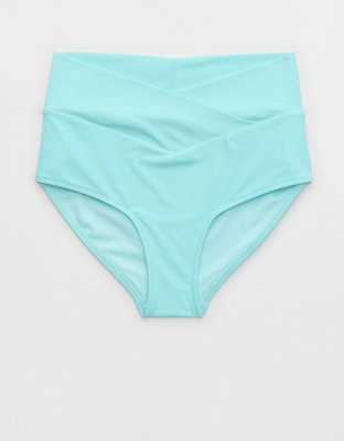 Aerie Crossover High Waisted Bikini Bottom