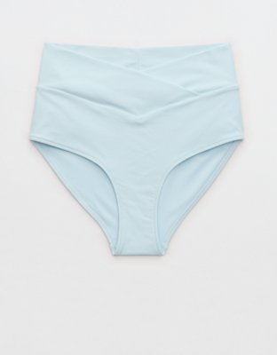Aerie Crossover High Waisted Bikini Bottom