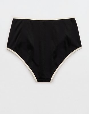 Aerie High Waisted Shine Bikini Bottom