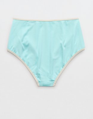 Aerie High Waisted Shine Bikini Bottom