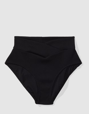 Aerie Bottom de bikini en punto elástico de copa entera