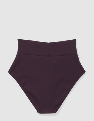 Aerie Bottom de bikini en punto elástico de copa entera