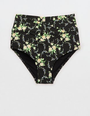 Aerie Crossover High Waisted Bikini Bottom