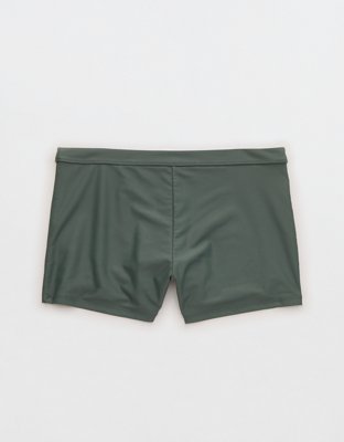 Aerie Mid Rise Boy Short Bikini Bottom