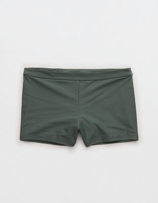 Aerie Mid Rise Boy Short Bikini Bottom