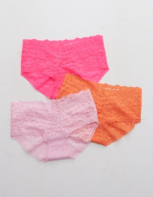 Aerie Animal Lace Boybrief Underwear 3-Pack