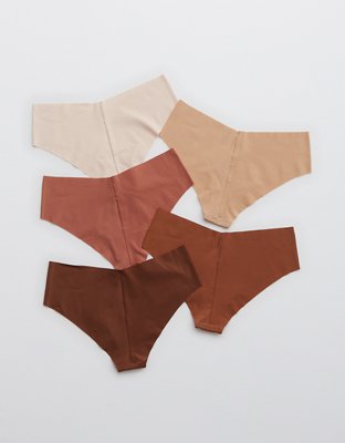 Aerie No Show Cheeky Underwear 5-Pack