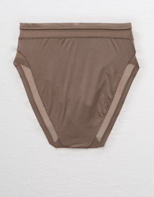 Aerie Satin High Waisted Bikini Underwear
