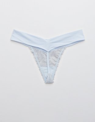 Aerie Blossom Lace Sunnie Thong Underwear