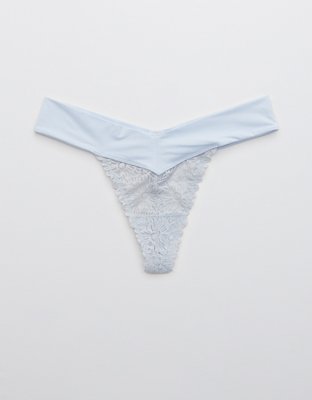 Aerie Blossom Lace Sunnie Thong Underwear