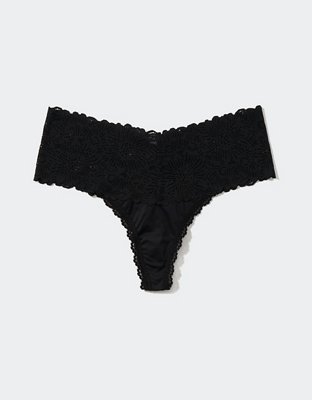 Aerie Undie Thong con encaje Sunnie Wide