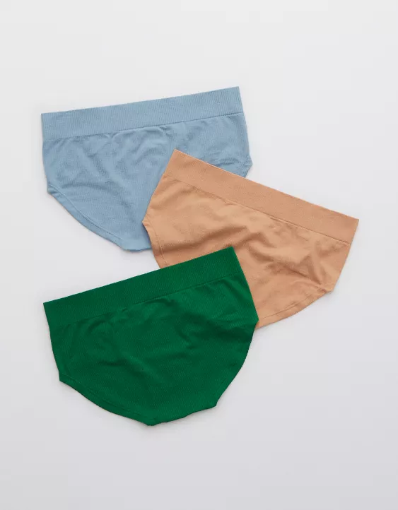Aerie Ribbed Seamless Boybrief Underwear 3-Pack