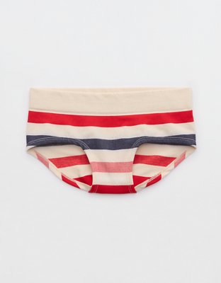 Aerie Cotton Logo Striped Boybrief Underwear