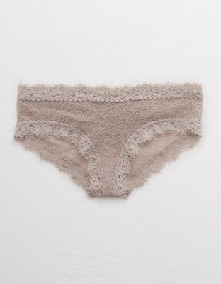 Buy Aerie Cotton Eyelash Lace Cheeky Underwear online