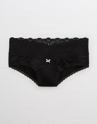 Aerie Lace Trim Shine Cheeky Underwear