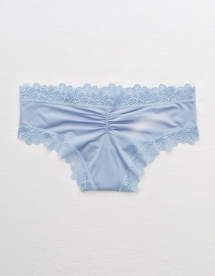 Aerie Lace Trim Shine Cheeky Underwear
