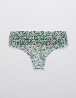 Aerie Mesh Ruffle Cheeky Underwear