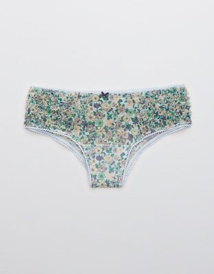 Aerie Mesh Ruffle Cheeky Underwear