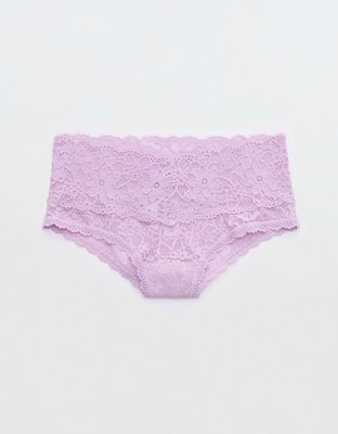 Shop Aerie Eyelash Lace Cheeky Underwear online