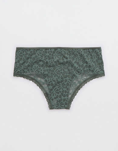 Aerie Island Breeze Lace Lurex Cheeky Underwear