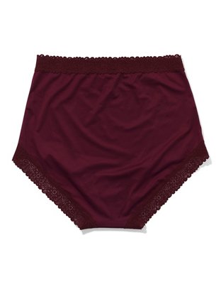 Aerie Sunnie Blossom Lace High Waisted Boybrief Underwear