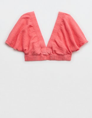 Aerie Pool-To-Party Flutter Sleeve T-Shirt