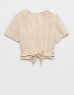 Aerie Day-Off Wrap Top