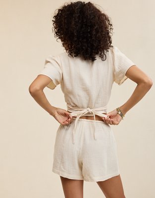 Aerie Day-Off Wrap Top