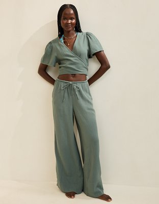 Aerie Day-Off Wrap Top