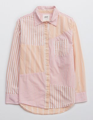 Женские рубашки Aerie Long Sleeve Dad Shirt — фото 3
