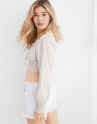 aerie puff sleeve mini dress AE Puff Sleeve Mini Dress
