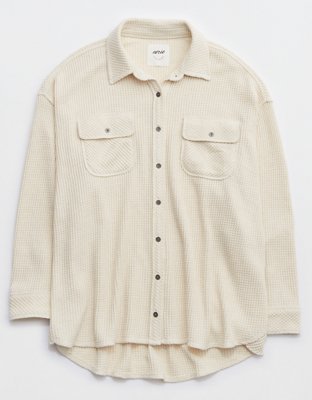 Aerie LumberJane Waffle Shirt