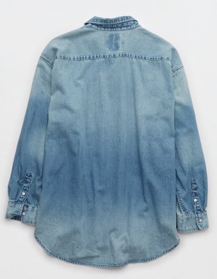 Женские рубашки Aerie Anytime Fave Oversized Shirt — фото 5
