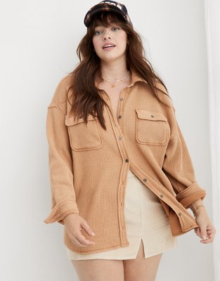 Aerie LumberJane Waffle Shirt