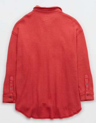 Aerie LumberJane Waffle Shirt