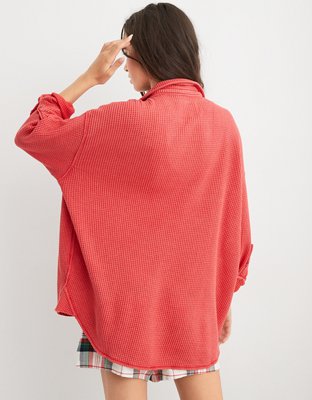 Aerie LumberJane Waffle Shirt