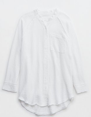 Aerie Pool-To-Party Cover Up Shirt