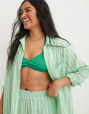 Aerie Pool-To-Party Cover Up Shirt