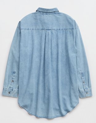 Женские рубашки Aerie Anytime Fave Shirt — фото 4