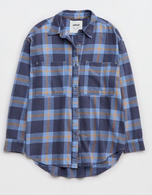 Aerie Anytime Fave Flannel Shirt