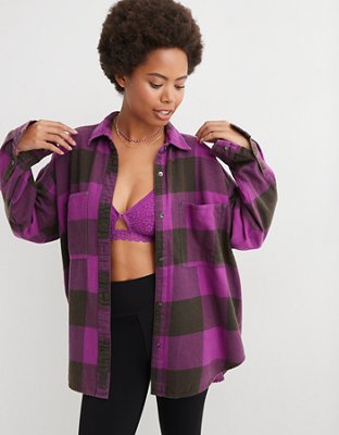 Aerie Anytime Fave camisa de flannel