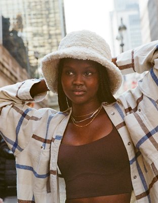 Aerie Anytime Fave Flannel Button Down Shirt