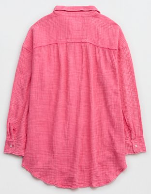 Aerie Pool-To-Party Cover Up Shirt