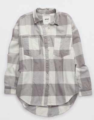 Aerie Anytime Fave Flannel Shirt