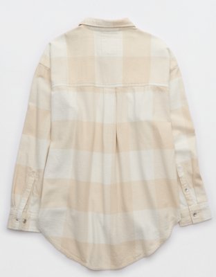Aerie Anytime Fave Flannel Button Down Shirt