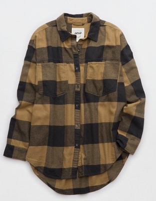 Aerie Anytime Fave Flannel Shirt