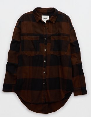 Aerie Anytime Fave Flannel Shirt