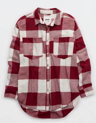 Aerie Anytime Fave Flannel Shirt