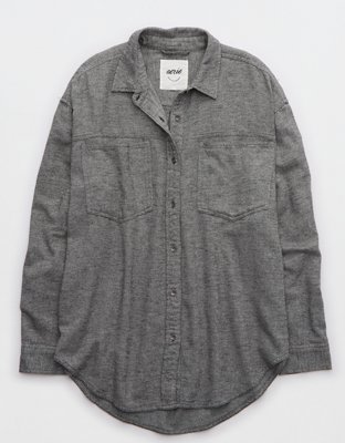 Aerie Anytime Fave Flannel Shirt