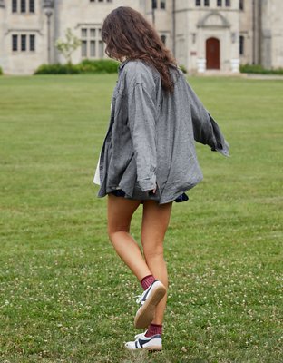 Aerie Anytime Fave Twill Shirt